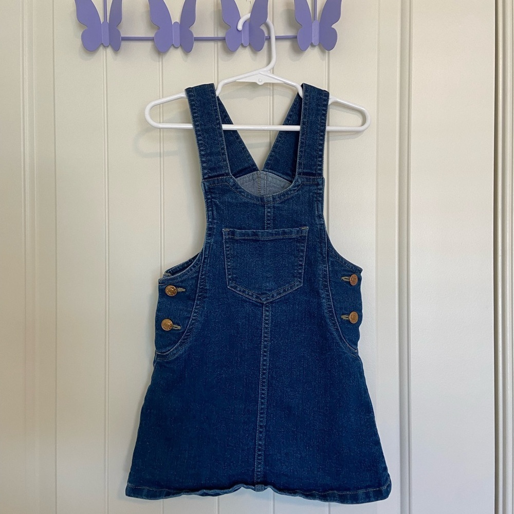EUC | BCBG girls denim skirt‎ dress — size 4